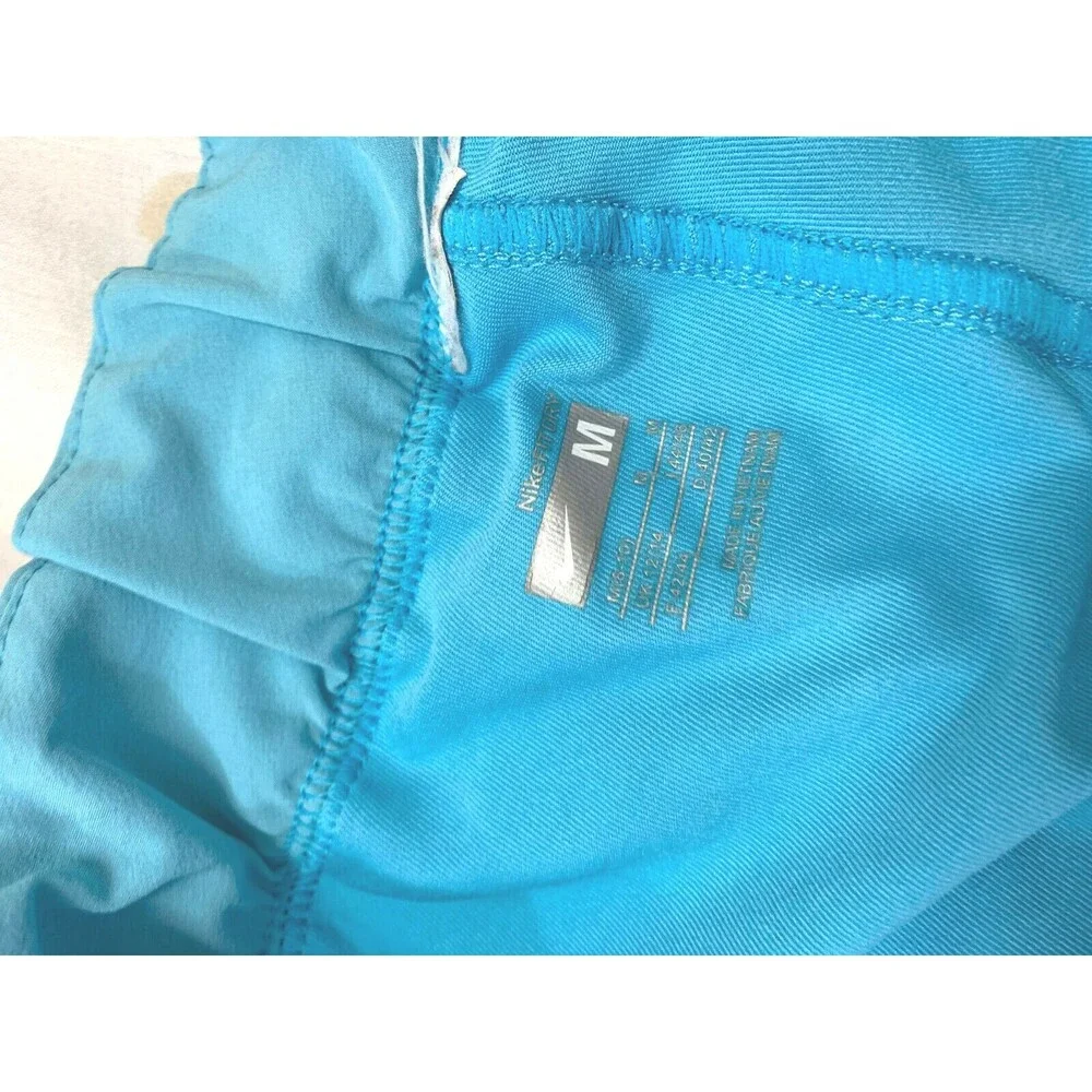 NIKE FIT DRY ATHLETIC WOMENS SKIRT SKORT WITH BUILT SHORTS SIZE M 8-10